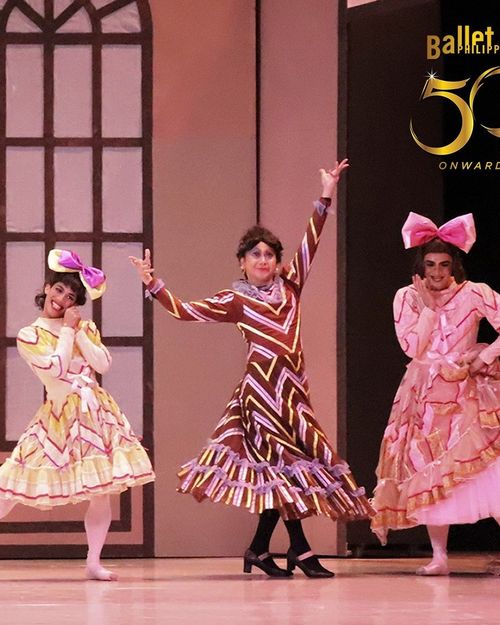 Ballet Philippines 50th season, on stage in costume