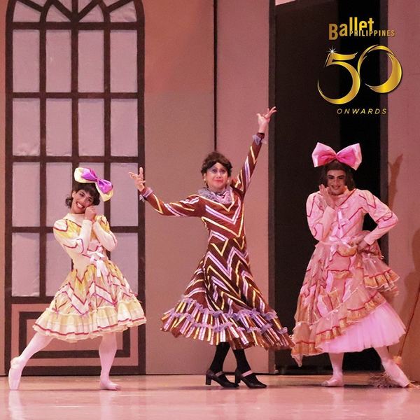 As the Widow Brunhilda in Cinderella, Ballet Philippines, 2019